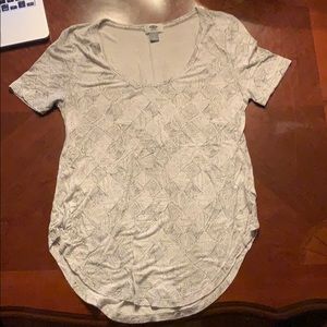 Soft black and white T-shirt NWOT